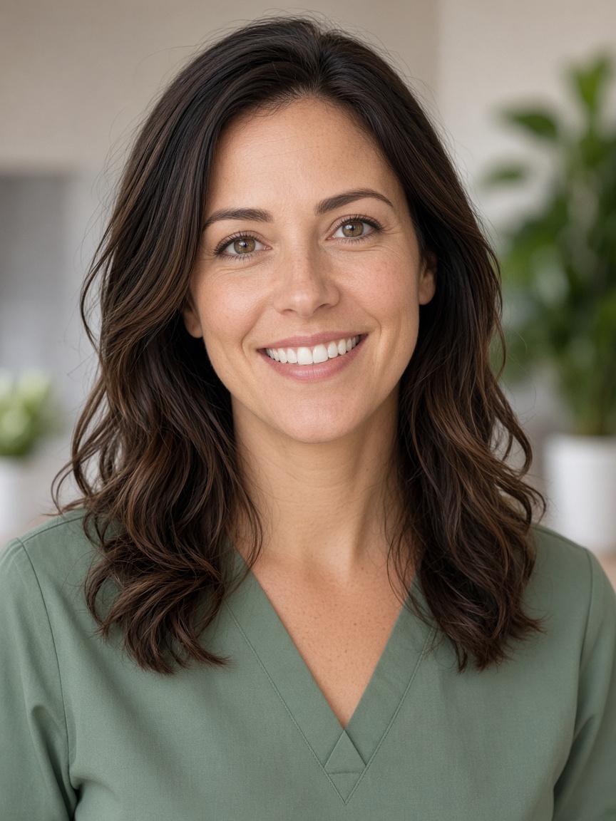 Portrait of Dr. Amara Chen, lead nutrition specialist